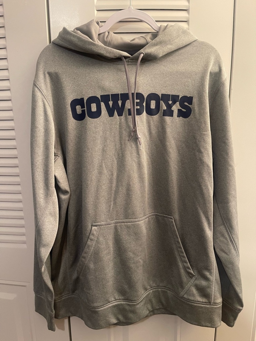 NFL Gray Cowboys Pullover Hoodie